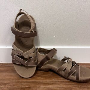 Teva Women's Brown and Tan Sandals